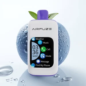 AirFuze Smart 30000 Puffs Blå Bringebær Is Disposable Pod 900mAh Type-C - Online Store