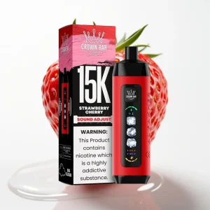 Al Fakher 15k Ice Adjust Clouds 15000 puff 22ml Jordbær Kirsebær - Online Store