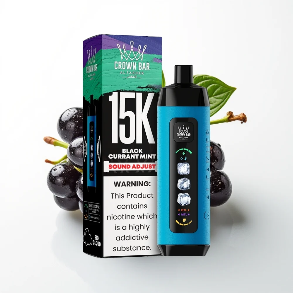 Al Fakher 15k Ice Adjust Clouds 15000 puff 22ml Solbærmynte - Online Store