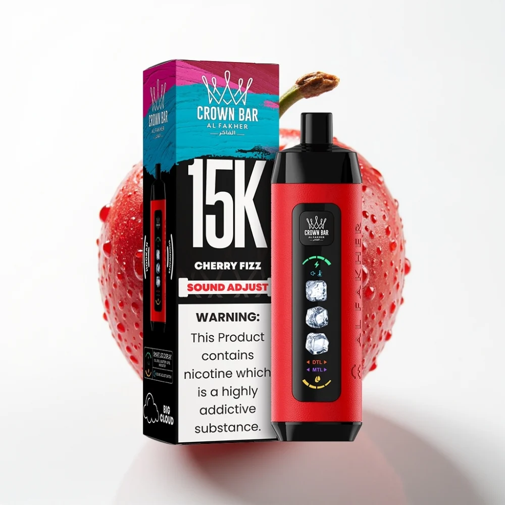 Al Fakher 15k Ice Adjust Clouds 15000 Puffs 22ml Kirsebær Fizz - Online Store