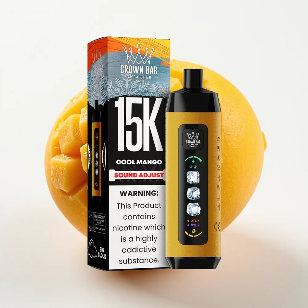 Al Fakher 15k Ice Adjust Clouds 15000 Puffs 22ml Kjølig Mango - Online Store