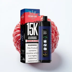 Al Fakher 15k Ice Adjust Clouds Blåbær Bringebær 15000 puff 22ml 5mg/ml - Online Store