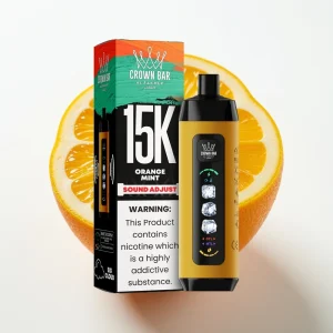 Al Fakher 15k Ice Juster Skyer Engangsdevice Appelsin Mynte - Online Store