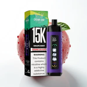 Al Fakher 15k Ice Juster Skyer Engangsdevice Druemynte 15000 puffs 22ml 5mg - Online Store