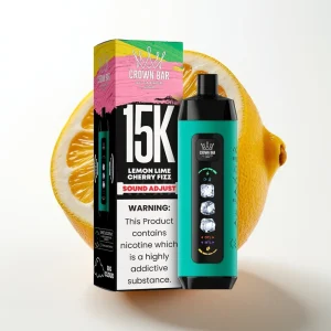 Al Fakher 15k Ice Juster Skyer Engangsdevice Sitron Lime Kirsebær Fizz - Online Store