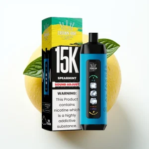 Al Fakher 15k Ice Juster Skyer Engangsdevice Spearmynt - Online Store