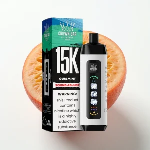 Al Fakher 15k Ice Juster Skyer Engangsenhet 15000 puffs 22ml Tygge Mynte - Online Store