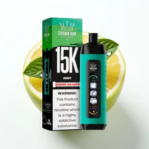 Al Fakher 15k Ice Juster Skyer Engangsenhet Mynte 15000 puff 22ml 5mg - Online Store