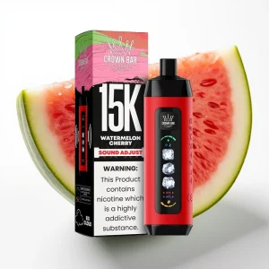 Al Fakher 15k Ice Juster Skyer Engangsenhet Vannmelon Kirsebær - Online Store