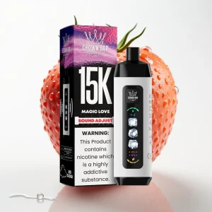 Al Fakher 15k Ice Justert Skyer Engangsenhet Magic Kjærlighet 15000 puff 22ml - Online Store