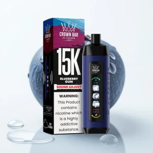 Al Fakher 15k Is Juster Skyer Engangsdevice Blåbærtuggummi 15000 puff 22ml - Online Store