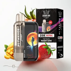 Al Fakher Crown Bar Ultra 25K 22ml 50mg Type-C Magisk Kjærlighet - Online Store