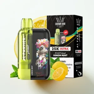 Al Fakher Crown Bar Ultra 25K 22ml Sitronmynte Type-C - Online Store