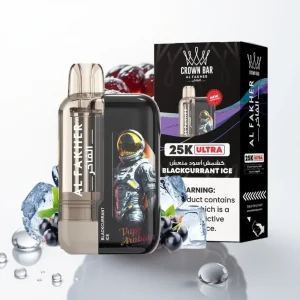 Al Fakher Crown Bar Ultra 25K 22ml Type-C Svartsolbær Is - Online Store