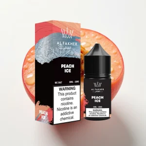 AL Fakher Nicotine Salt E-Liq 30ml Fersken Is 20MG - Online Store