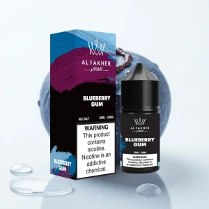 AL Fakher Nicotine Salt E-Liquid 30ml Blåbærtyggegummi 50MG - Online Store