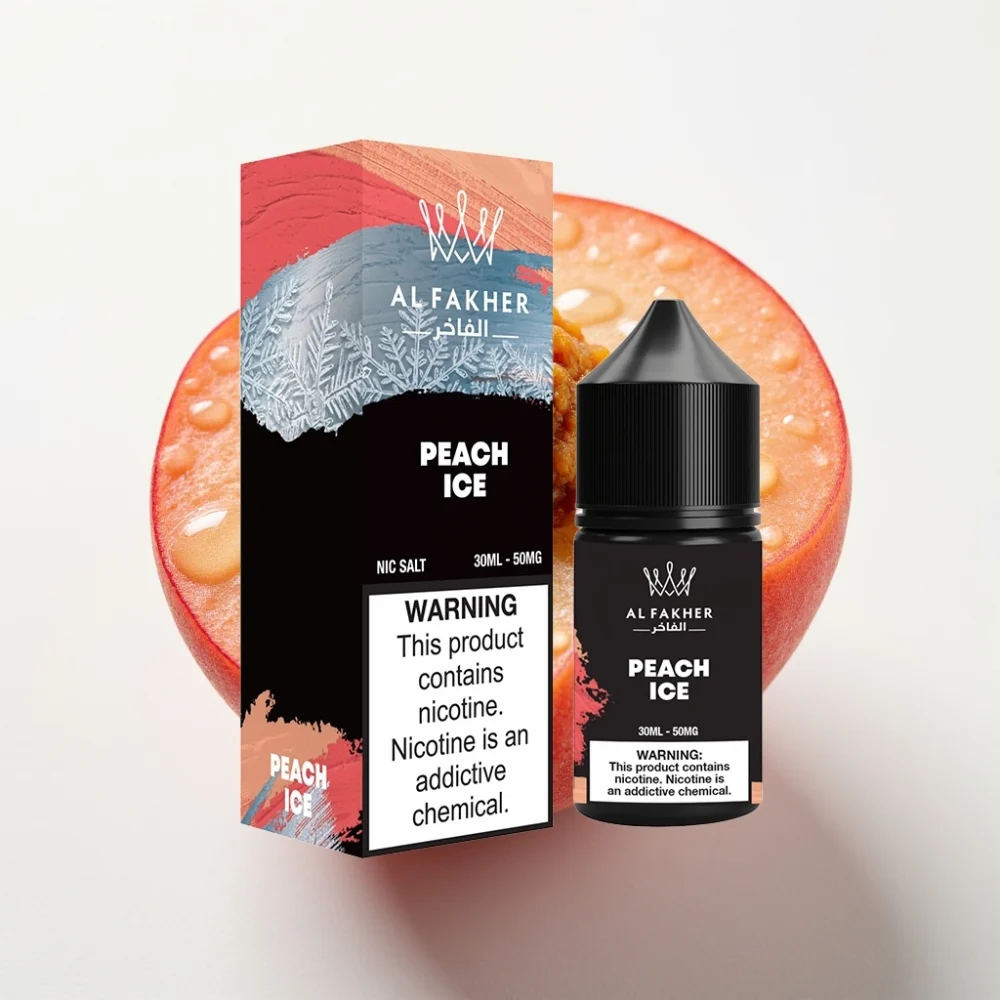 AL Fakher Nicotine Salt E-Liquid 30ml Fersken Is - Online Store