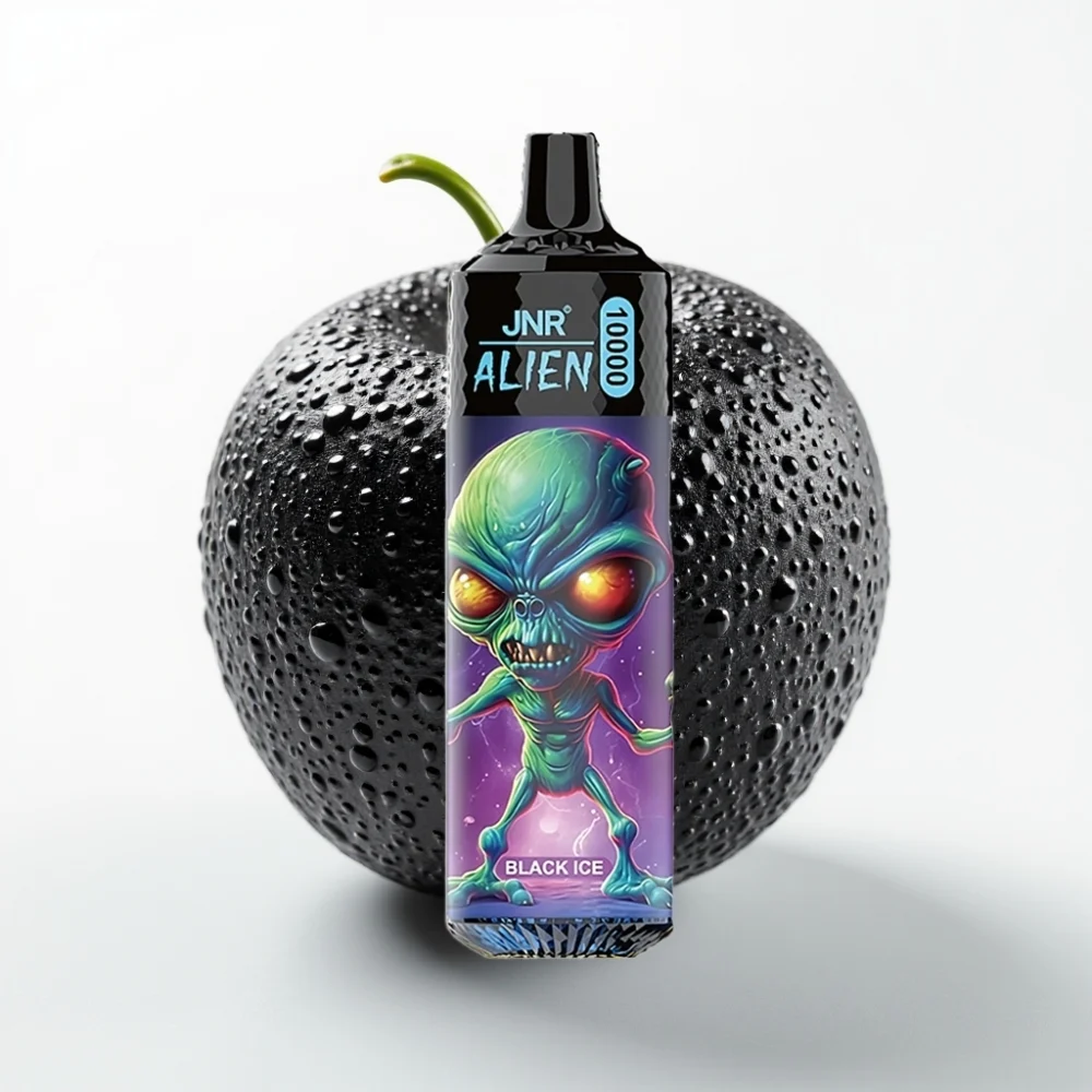 JNR Alien 10000 Puffs 850mAh Svart Is RGB - Online Store
