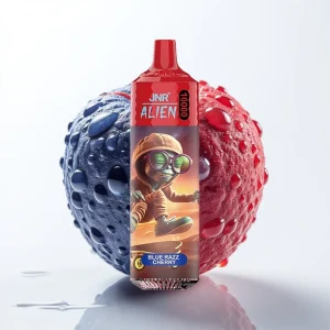 JNR Alien 10000 Puffs Blå Bringebær Kirsebær 20ml Type-C RGB - Online Store