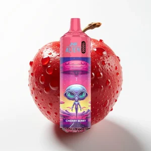 JNR Alien 10000 Puffs Kirsebær Bær 850mAh Type-C RGB - Online Store