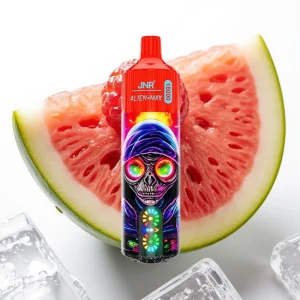 JNR Alien Max 18000 Puffs Dual Mesh 28ml Bringebær Vannmelon Is - Online Store