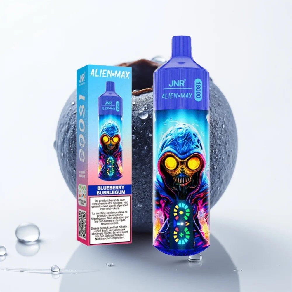 JNR Alien Max 18000 Puffs Dual Mesh Blåbær Tyggis - Online Store - Image 2