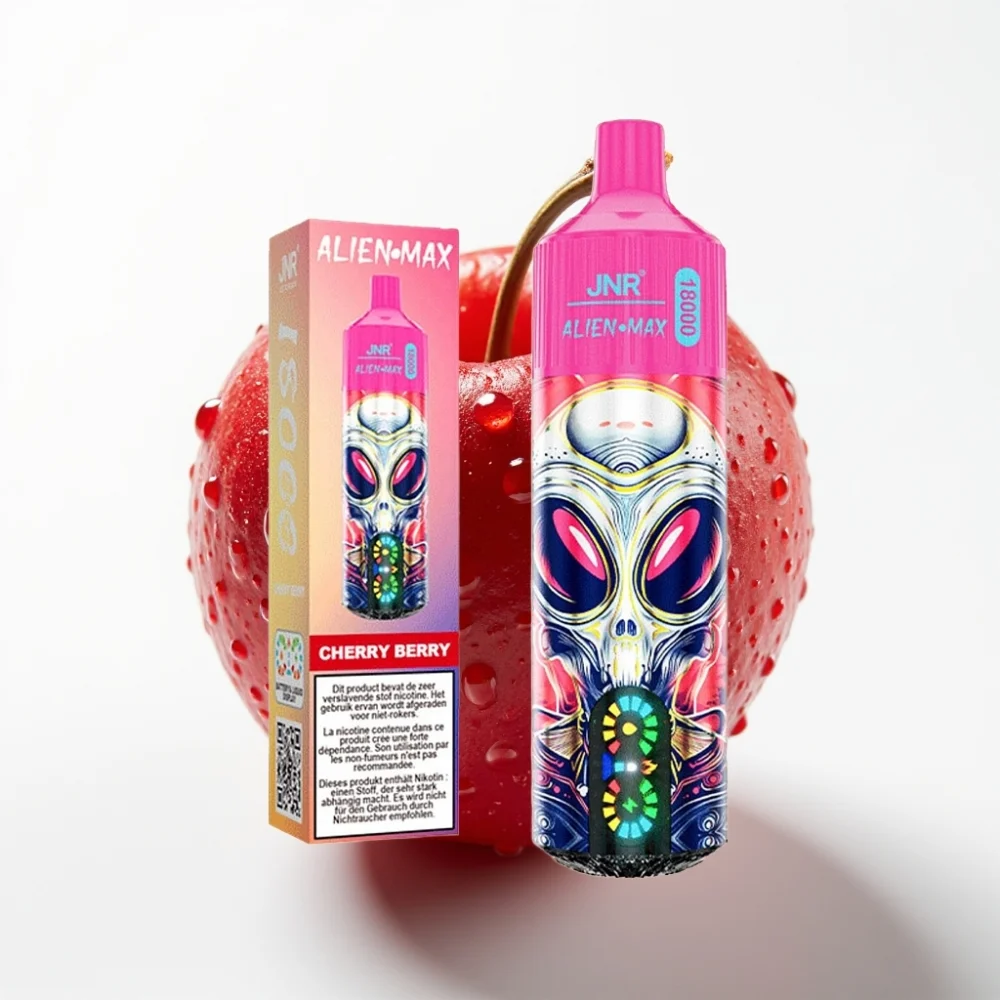 JNR Alien Max 18000 Puffs Dual Mesh Cherry Bær - Online Store - Image 2