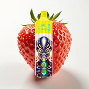 JNR Alien Max 18000 Puffs Dual Mesh Jordbær Banan - Online Store