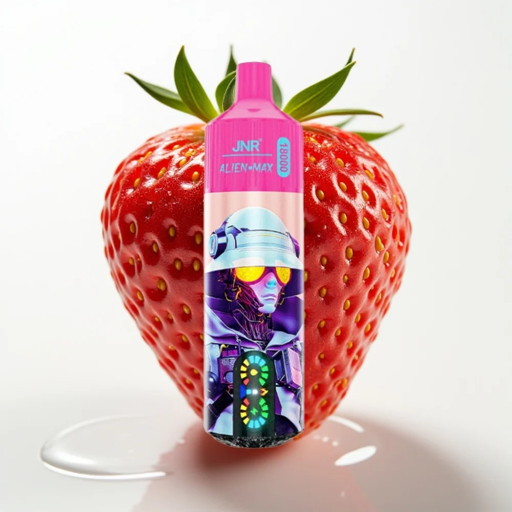 JNR Alien Max 18000 Puffs Dual Mesh Jordbær Kiwi - Online Store
