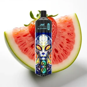 JNR Alien Max 18000 Puffs Dual Mesh Jordbær Vannmelon Tyggis - Online Store