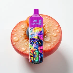 JNR Alien Max 18000 Puffs Dual Mesh Peach Blåbær Candy LED - Online Store