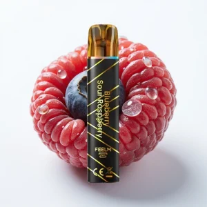 JNR Black&Golden 800 Puffs Blåbær Sur Bringebær TPD 2% - Online Store