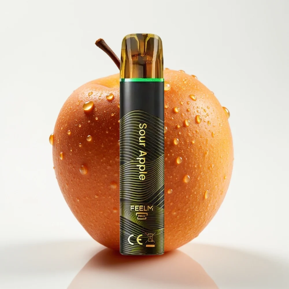JNR Black&Golden 800 Puffs Sur Eple 550mAh TPD - Online Store