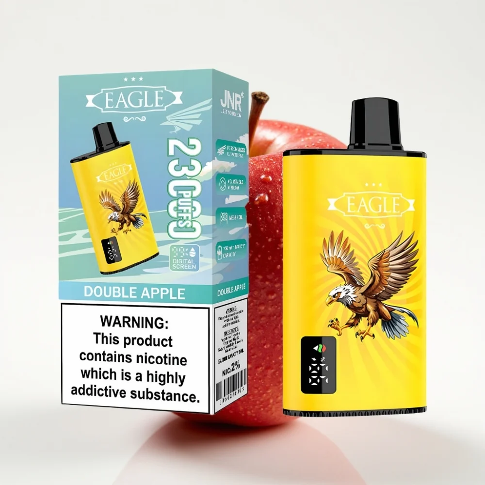 JNR EAGLE Smart 23000 Puffs 25ml Dobbel Eple Digital Skjerm - Online Store - Image 2
