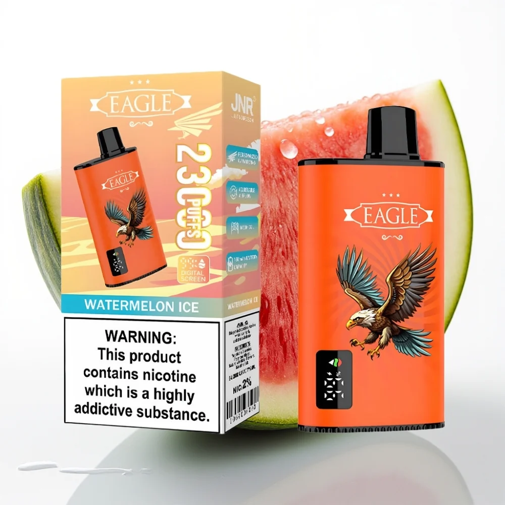 JNR EAGLE Smart 23000 Puffs Digital Skjerm 1.0ohm Vannmelon Is - Online Store - Image 2