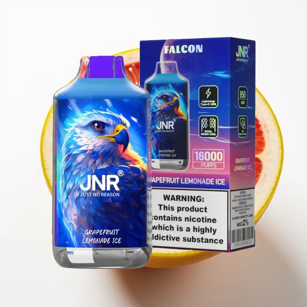 JNR Falcon 16000 Puffs 850mAh Grapefrukt Sitronade Is - Online Store - Image 2
