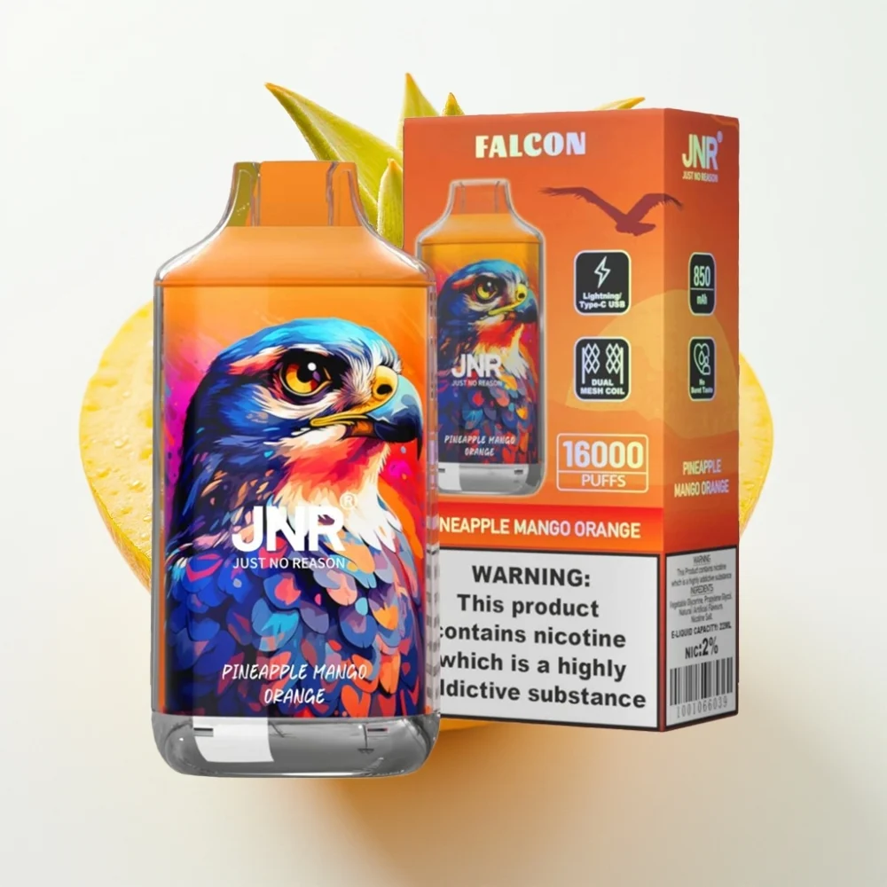 JNR Falcon 16000 Puffs Ananas Mango Appelsin 22ml Type C - Online Store - Image 2