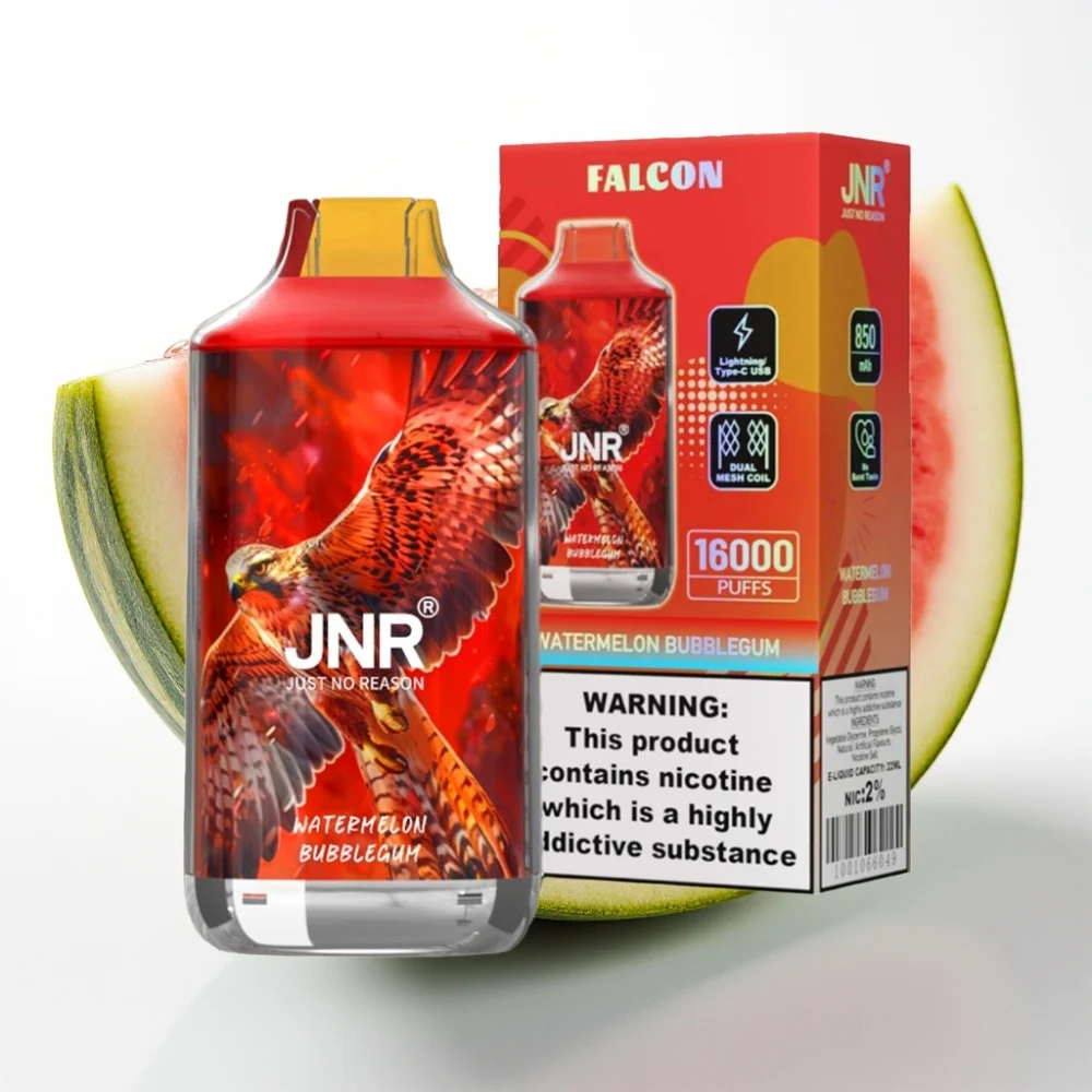 JNR Falcon 16000 Puffs Vannmelon Bubblegum 22ml Type-C - Online Store - Image 2