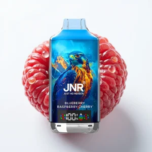 JNR Falcon X 18000 Puffs Blåbær Bringebær Kirsebær 750mAh Type-C - Online Store