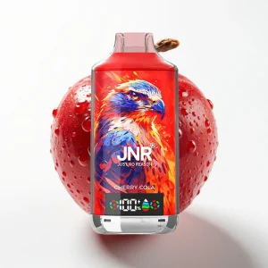 JNR Falcon X 18000 Puffs Kirsebær 24ml Dual Mesh Digital Type-C - Online Store