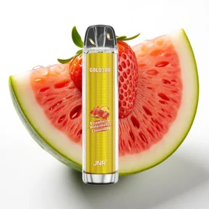 JNR Gold380 6000 Puffs 1500mAh Jordbær Vannmelon Lemonade - Online Store