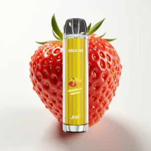 JNR Gold380 6000 Puffs Jordbær Banan 1500mAh 13ml - Online Store