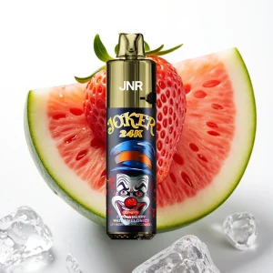 JNR Joker 24K Puffs Oppfyllbar Vape Jordbær Vannmelon Is 2+10ml 800mAh - Online Store