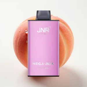 JNR Mega Box 25000 Puffs 30ml Juicy Peach (Saftig Fersken) Disposable Vape - Online Store