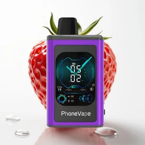 JNR PhoneVape 30000 puffs Oppladbar Turbo Modus Kirsebær Jordbær Bringebær - Online Store