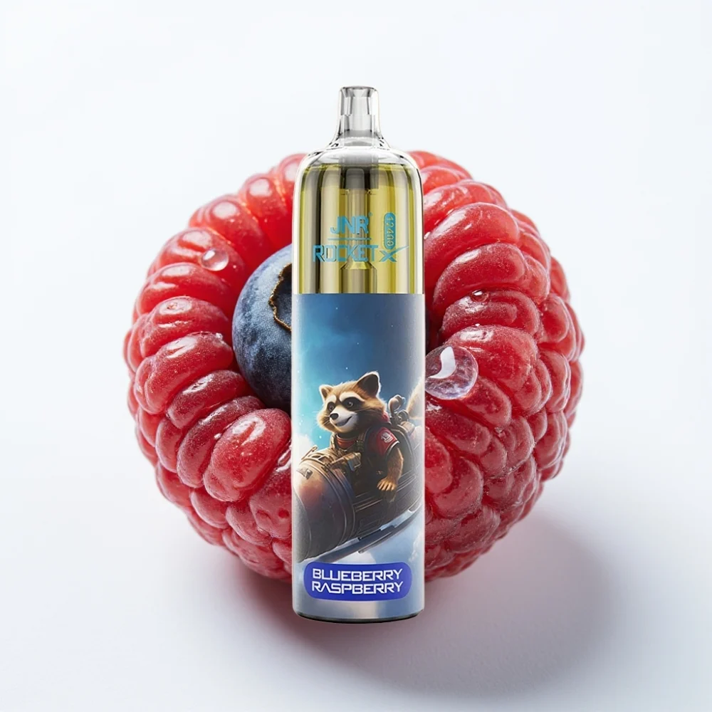 JNR Rocket-X 12400 Puffs Justerbar Luftstrøm Blåbær Bringebær - Online Store - Image 2