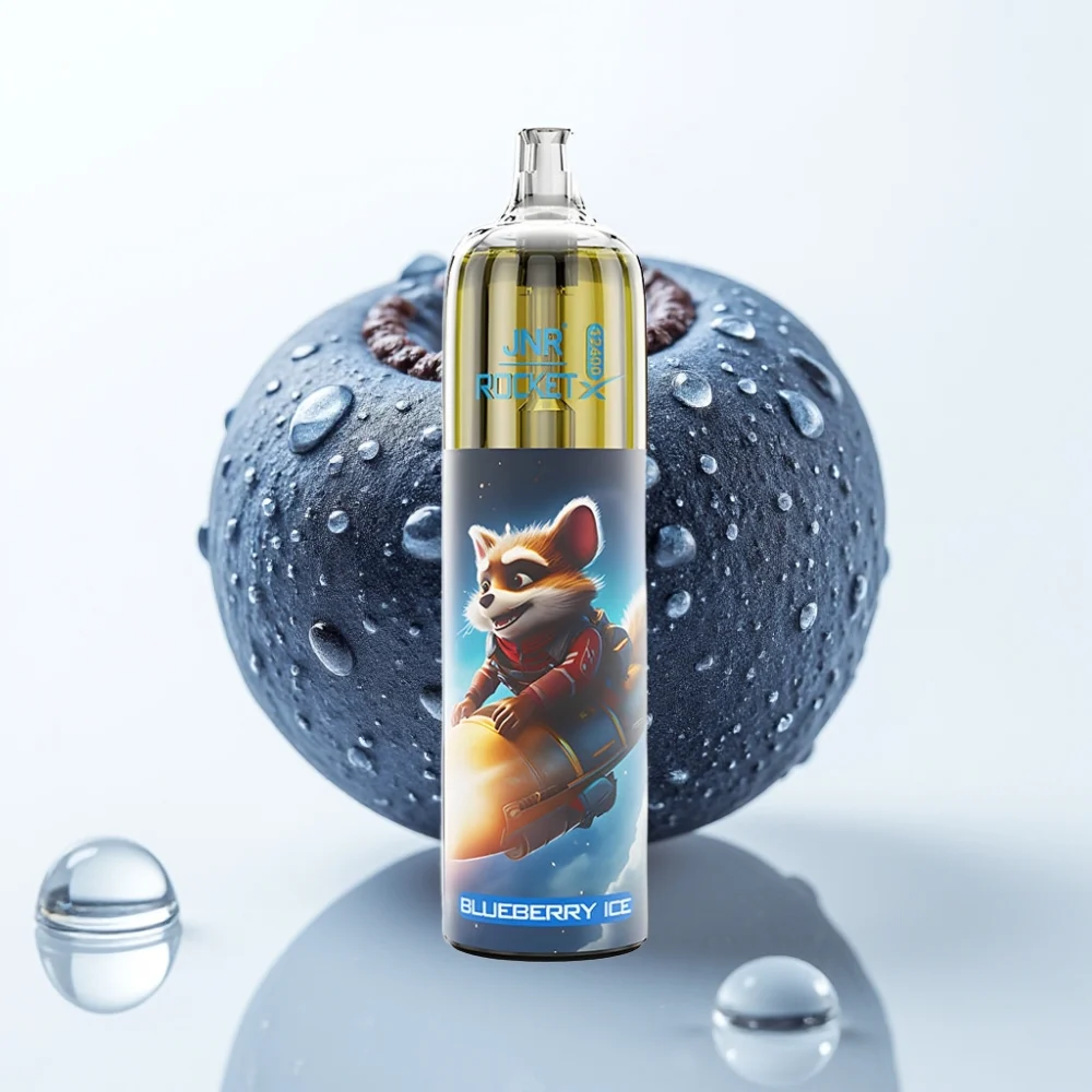 JNR Rocket-X 12400 Puffs Justerbar Luftstrøm Blåbær Is Mesh Coil - Online Store