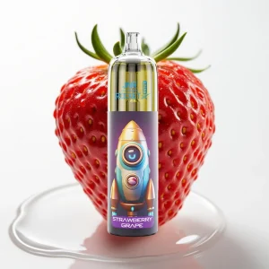 JNR Rocket-X 12400 Puffs Justerbar Luftstrøm Jordbær Drue - Online Store