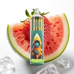JNR Rocket-X 12400 Puffs Justerbar Luftstrøm Jordbær Vannmelon Is - Online Store