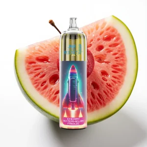JNR Rocket-X 12400 Puffs Justerbar Luftstrøm RGB 1.2ohm Mesh Kirsebær Vannmelon Freeze - Online Store